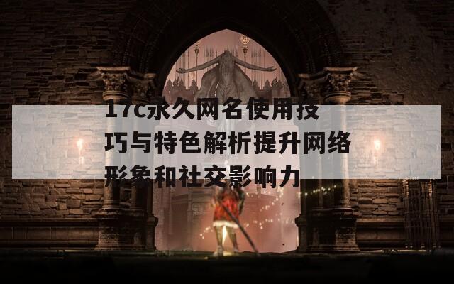 17c永久网名使用技巧与特色解析提升网络形象和社交影响力
