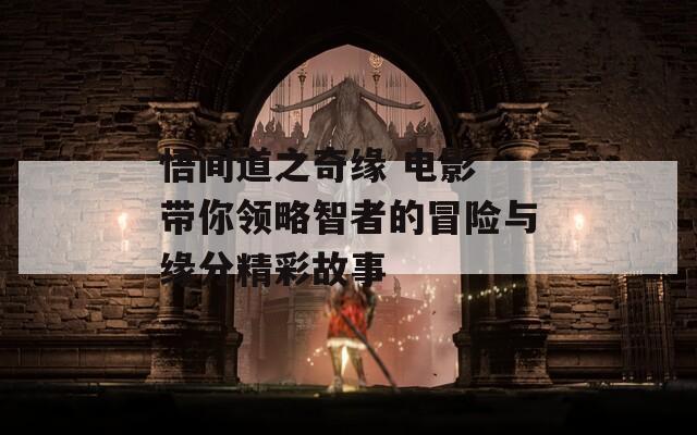 悟间道之奇缘 电影 带你领略智者的冒险与缘分精彩故事  第1张