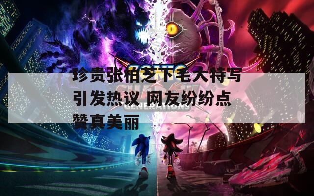 珍贵张柏芝下毛大特写引发热议 网友纷纷点赞真美丽