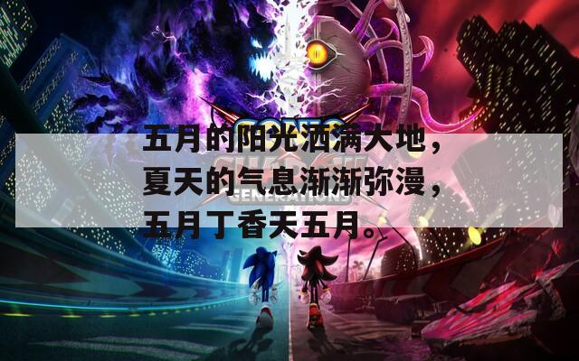 五月的阳光洒满大地，夏天的气息渐渐弥漫，五月丁香天五月。