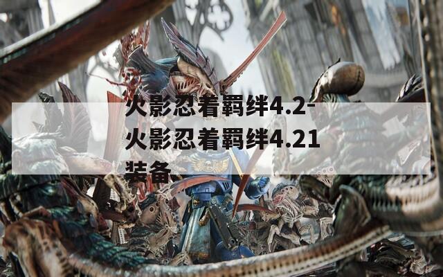火影忍着羁绊4.2-火影忍着羁绊4.21装备