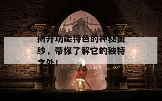 揭开功能特色的神秘面纱，带你了解它的独特之处！