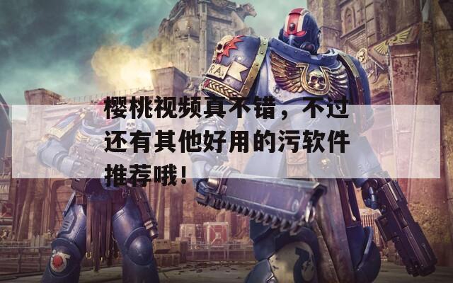 樱桃视频真不错，不过还有其他好用的污软件推荐哦！