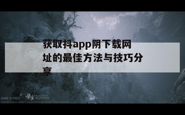 获取抖app阴下载网址的最佳方法与技巧分享