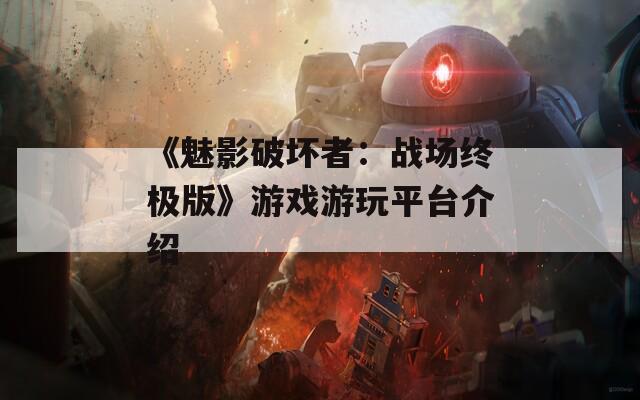 《魅影破坏者：战场终极版》游戏游玩平台介绍