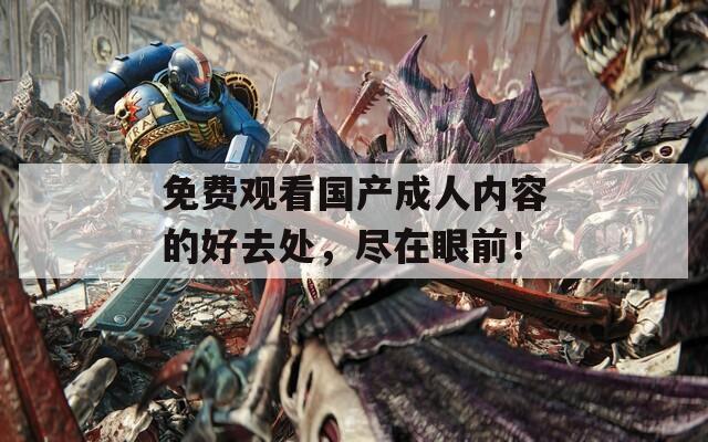 免费观看国产成人内容的好去处，尽在眼前！
