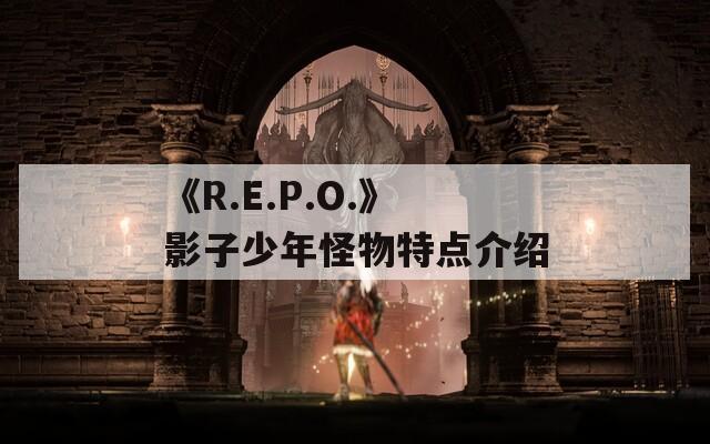 《R.E.P.O.》影子少年怪物特点介绍