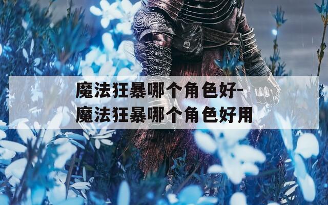 魔法狂暴哪个角色好-魔法狂暴哪个角色好用