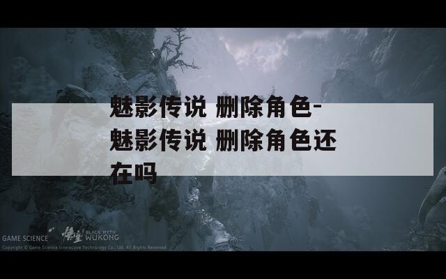 魅影传说 删除角色-魅影传说 删除角色还在吗  第1张