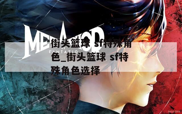 街头篮球 sf特殊角色_街头篮球 sf特殊角色选择