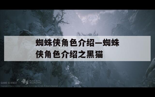 蜘蛛侠角色介绍—蜘蛛侠角色介绍之黑猫  第1张