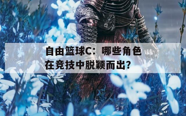 自由篮球C：哪些角色在竞技中脱颖而出？