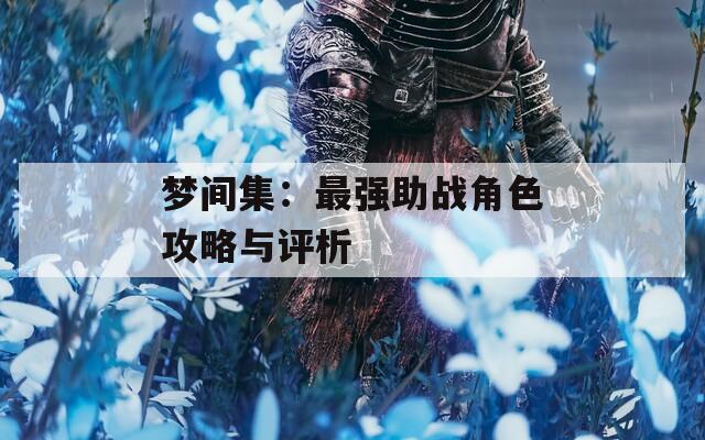 梦间集：最强助战角色攻略与评析